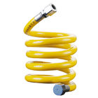 200mm LPG Gas Hose , Yellow Gas Line Hose Fire Burning Protection